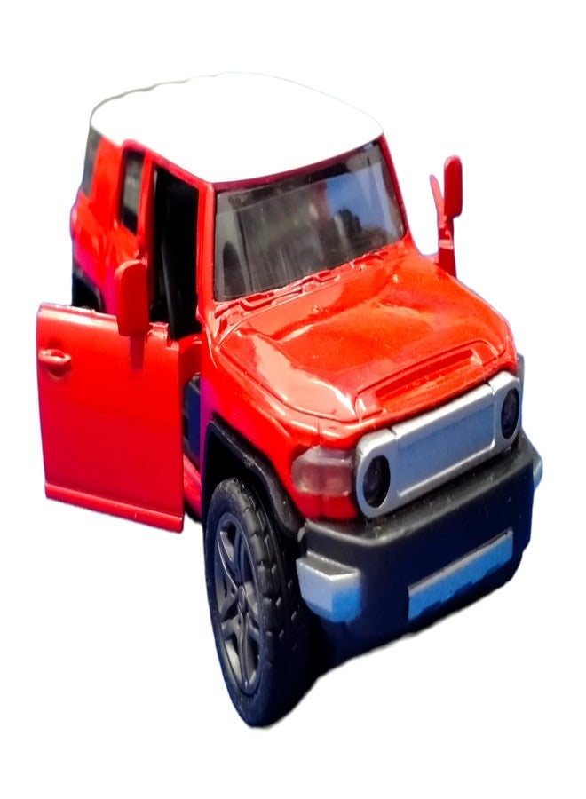 Caught Trendy Pull Back Action Die-cast Metal Model Decorative Open Door Realistic Design Mini Toy Car Vehicle for 3+ Kids Boys Girls and Best Birthday Return Gift for Kids. Multicolor - Image 3